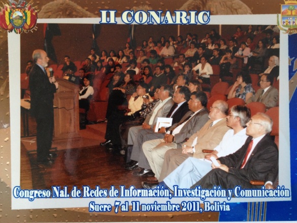 Conferencia inaugural del CONARIC II, Sucre, Bolivia, Noviembre de 2011